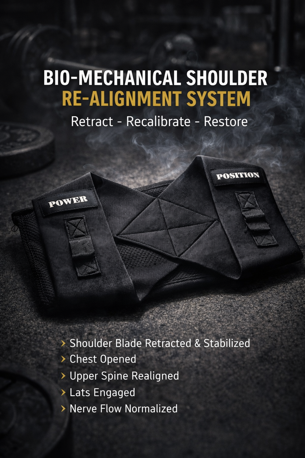 The Power-Positioner posture and shoulder alignment tool | Underdog Mentality