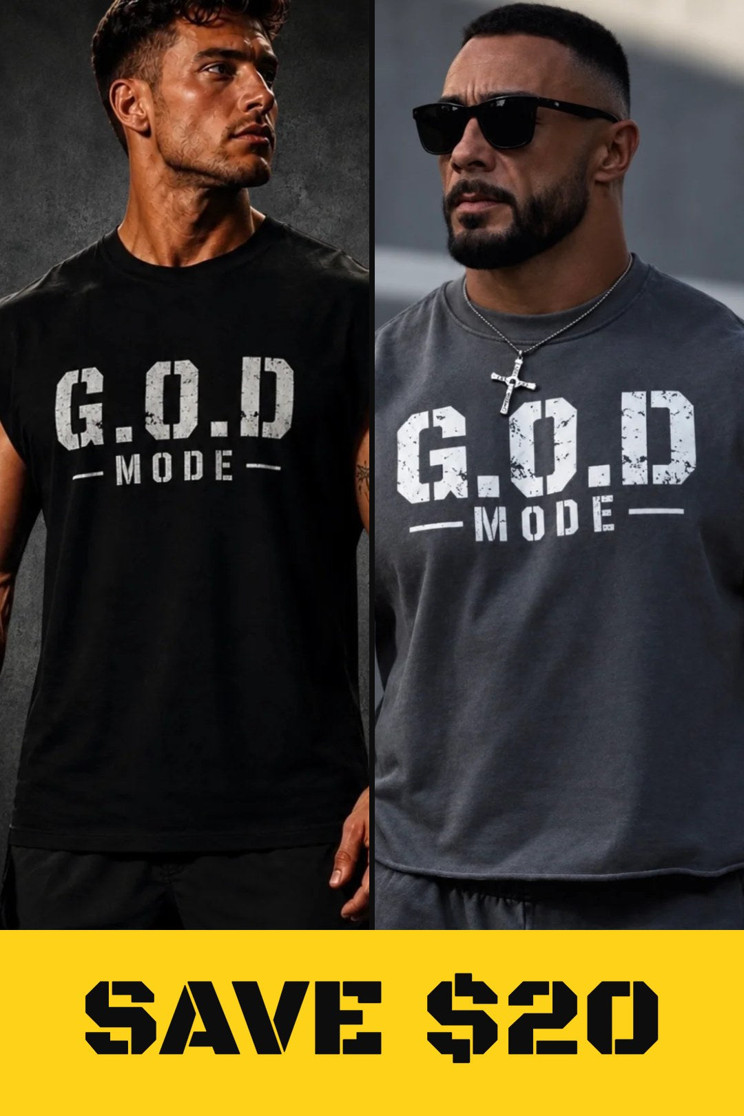 God Mode his and hers tank set deal