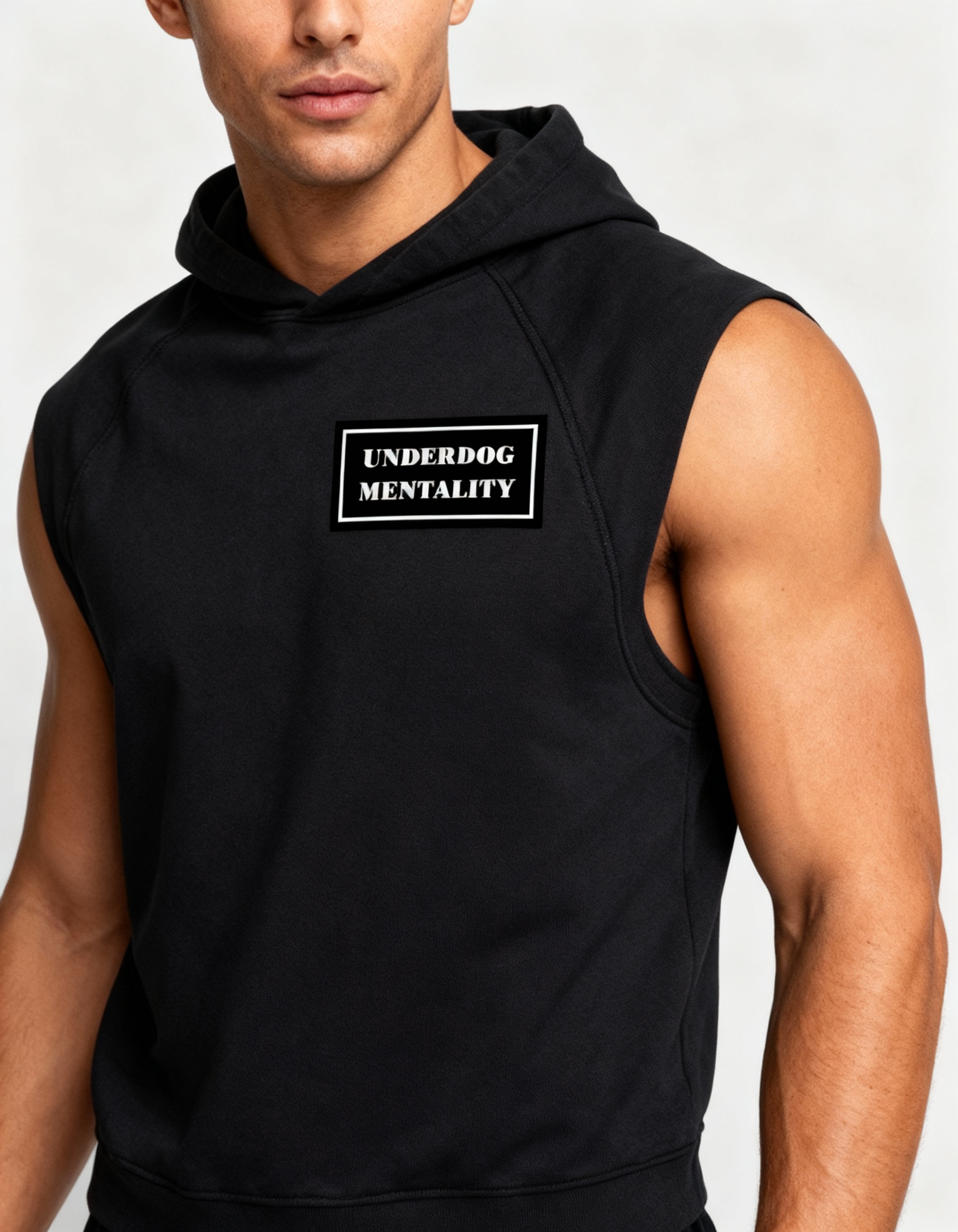 'Stay Hungry' Sleeveless Hoodie